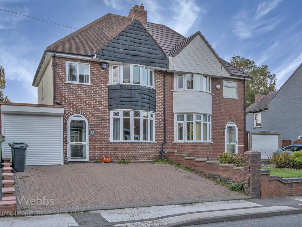 3 bed semidetached house for sale in Spring Road, Shelfield, Walsall