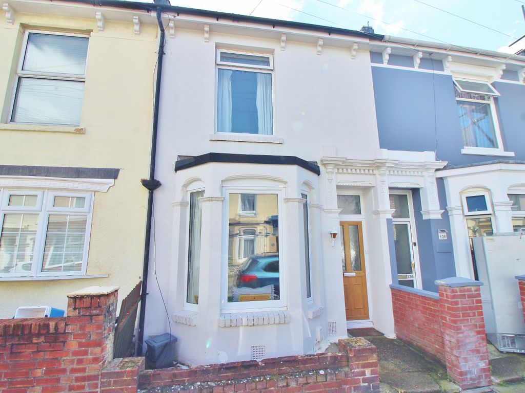 3 bed terraced house for sale in Shearer Road, Portsmouth PO1, £245,000