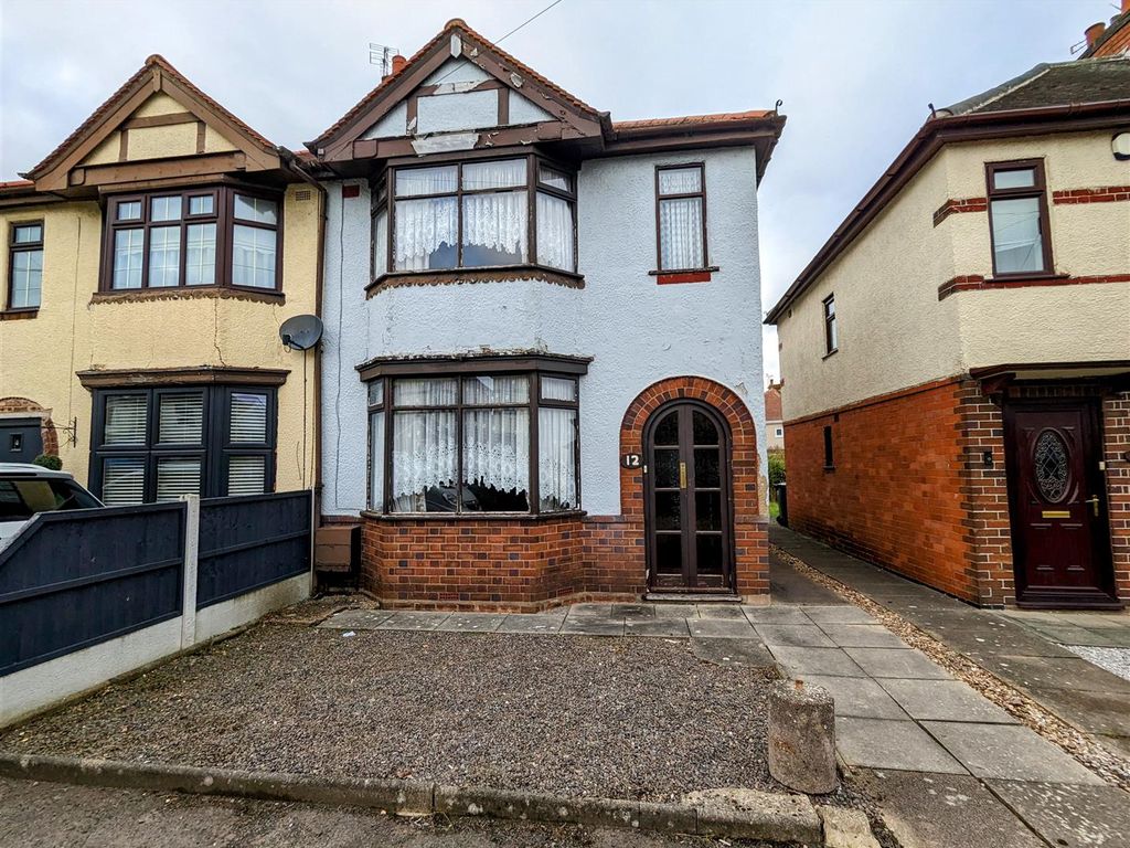 3 bed semidetached house for sale in Milford Street, Nuneaton CV10, £