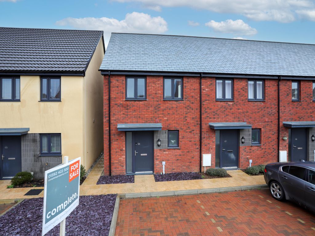 3 bed end terrace house for sale in Badger Way, Cranbrook, Exeter EX5