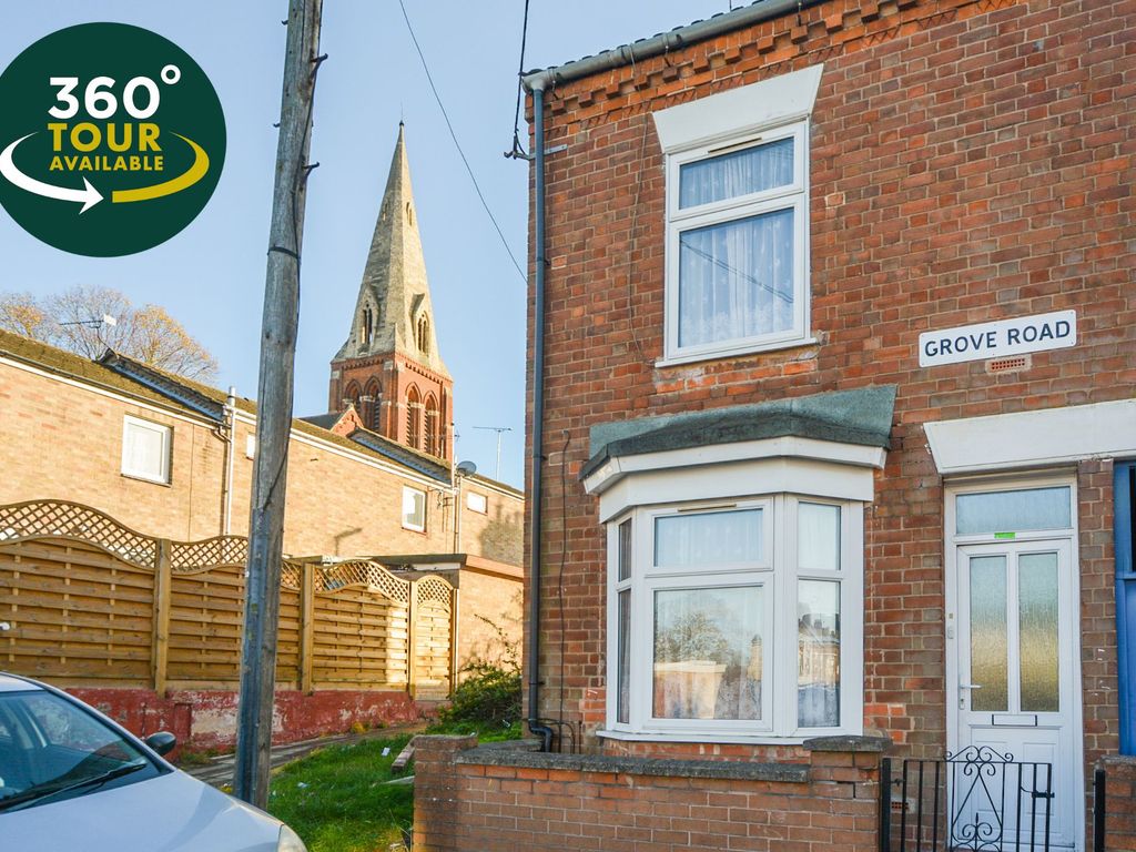 3 bed end terrace house for sale in Grove Road, Spinney Hill, Leicester