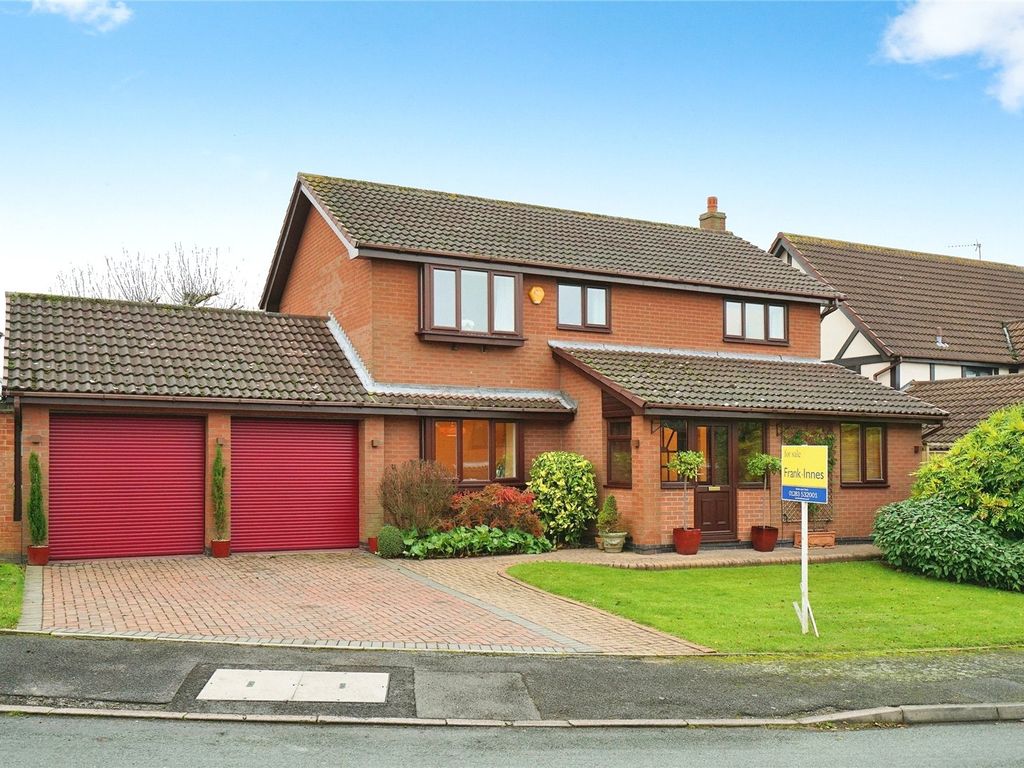 4 bed detached house for sale in Ashdale Close, BurtonOnTrent, Staffordshire DE15, £400,000