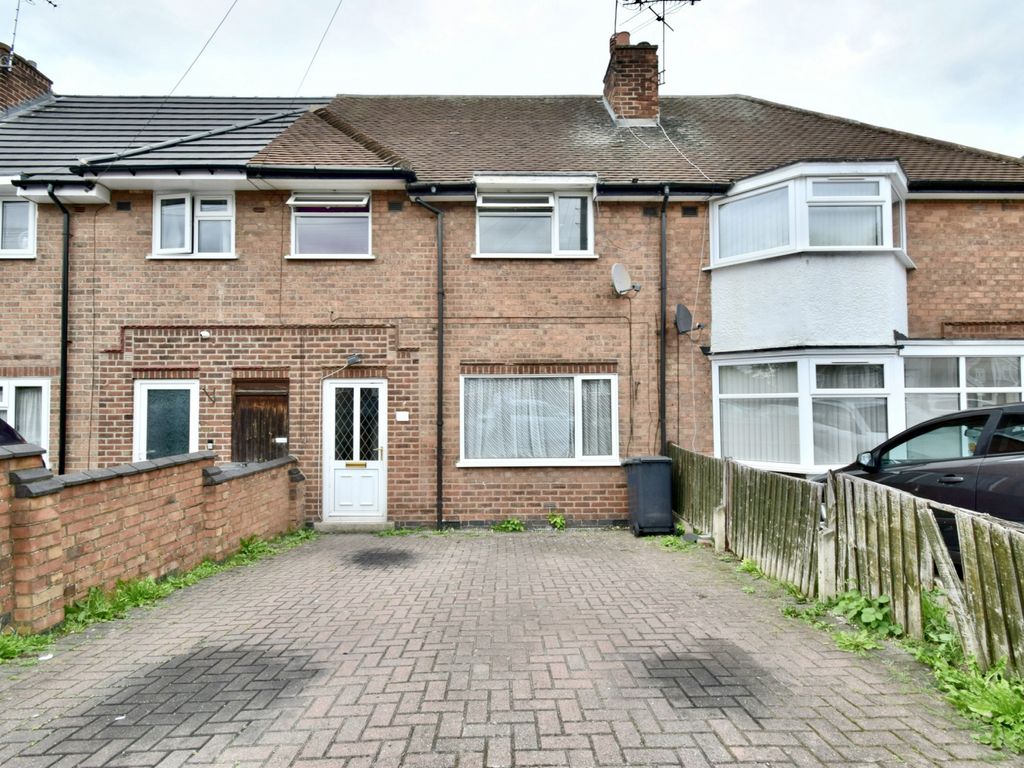 3 bed terraced house for sale in Wicklow Drive, Leicester LE5, £250,000