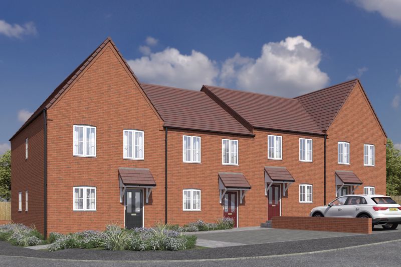 New home, 3 bed terraced house for sale in Bordon Hill, StratfordUpon