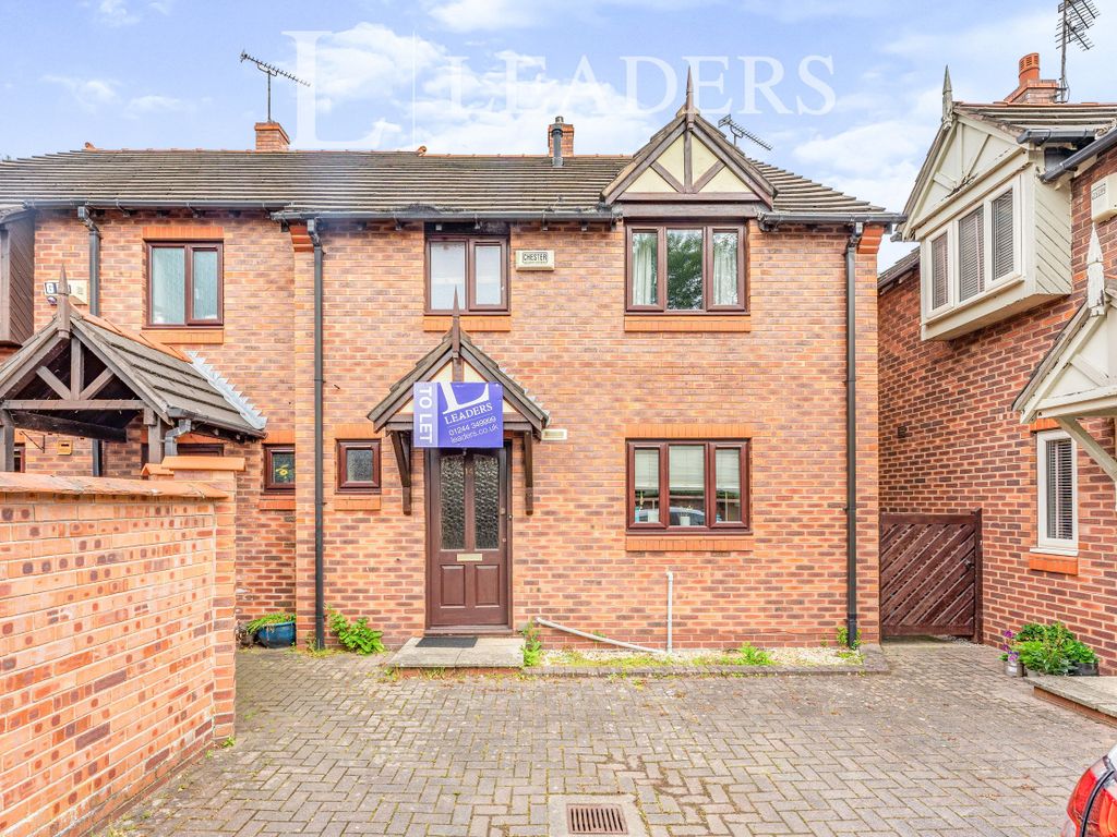 3 bed semidetached house to rent in Park Close, Tarvin, Chester CH3
