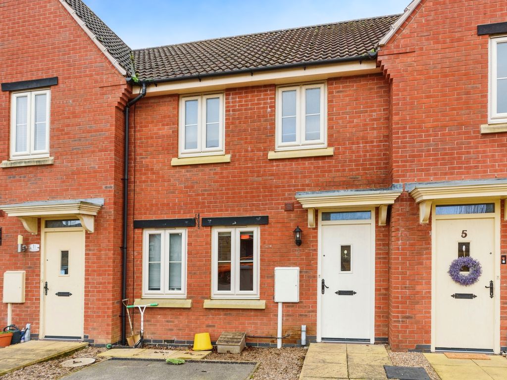 3 bed terraced house for sale in Hawking Close, Colsterworth, Grantham