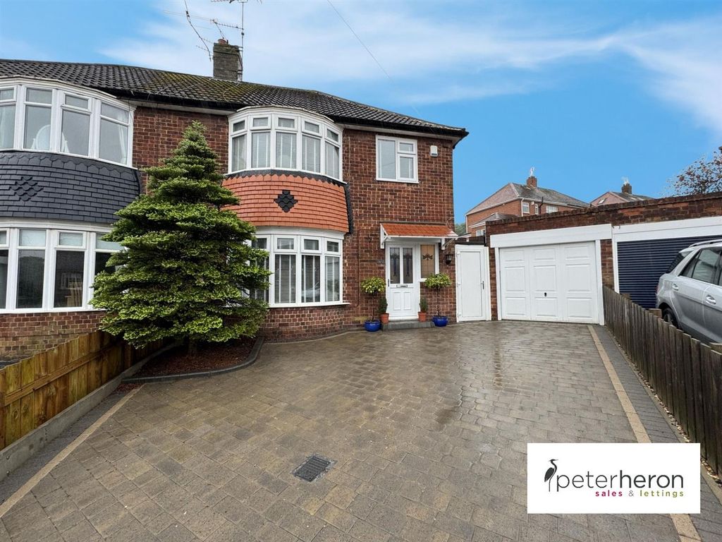 3 bed semidetached house for sale in Harewood Gardens, High Barnes