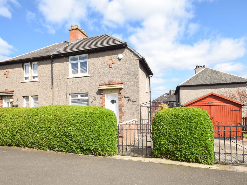 2 bed semidetached house for sale in Eliot Crescent, Hamilton ML3, £