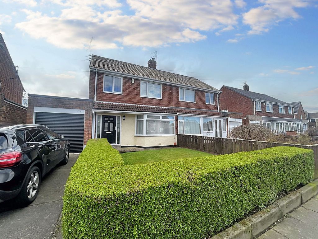 3 bed semidetached house for sale in Tynedale Drive, Blyth NE24, £