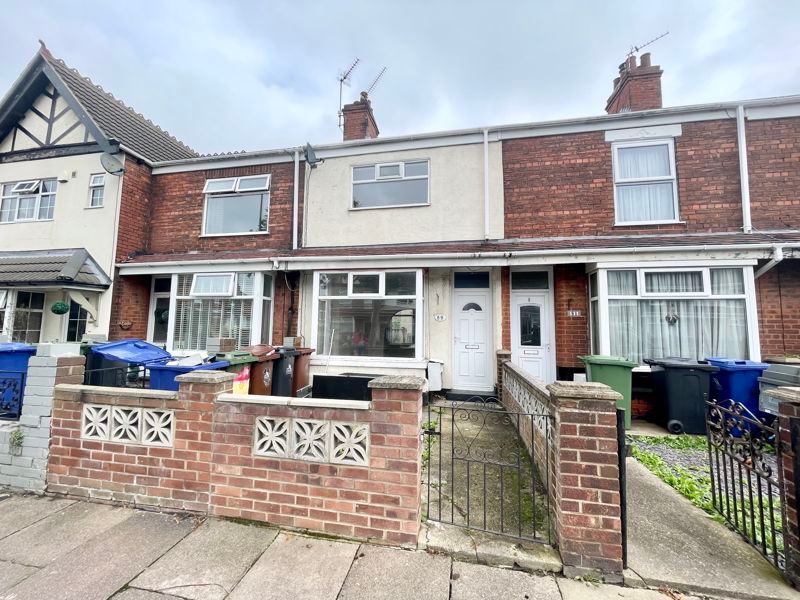 3 bed terraced house for sale in Humberstone Road, Grimsby DN32, £