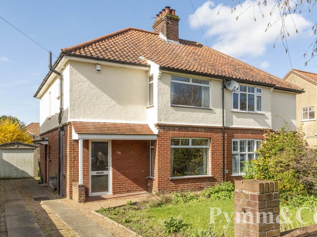 3 bed semidetached house for sale in Trafford Road, Norwich NR1, £