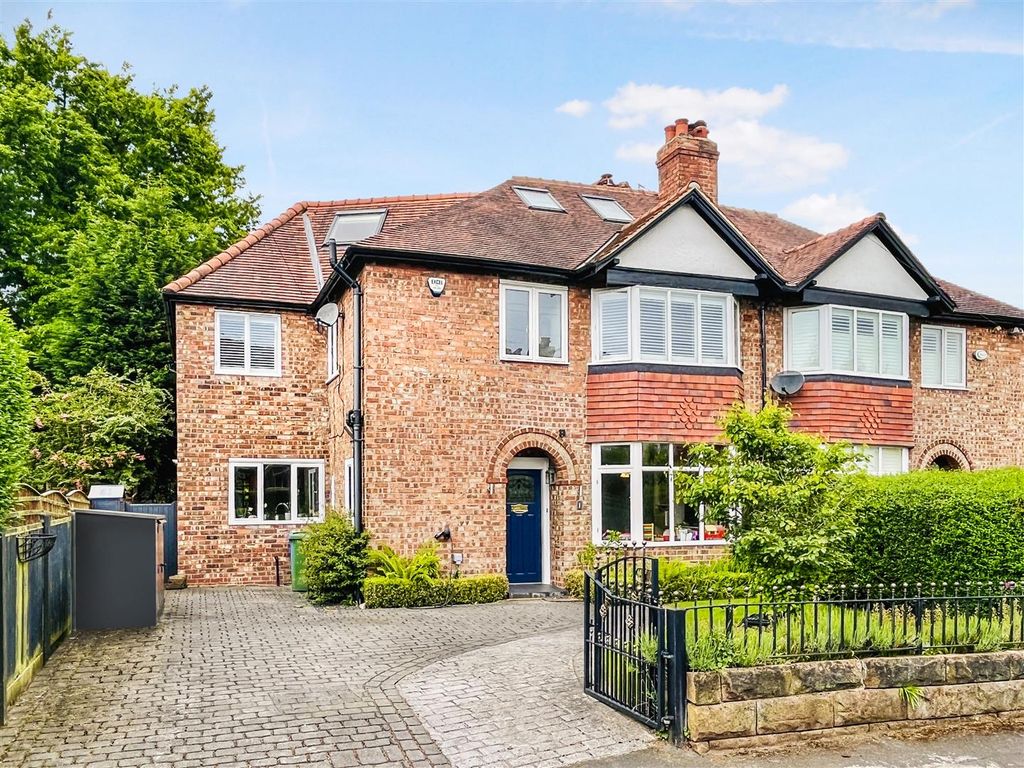 5 bed semidetached house for sale in Clarence Road, Hale, Altrincham