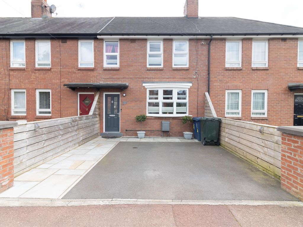 3 bed terraced house for sale in Holystone Crescent, High Heaton, Newcastle Upon Tyne NE7, £