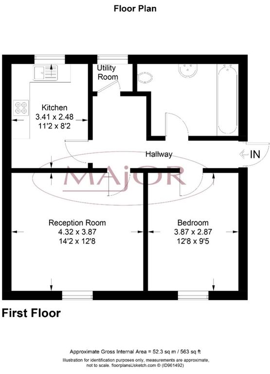 1 bed block of flats to rent in Carmelite Road, Harrow HA3, £1,450 pcm
