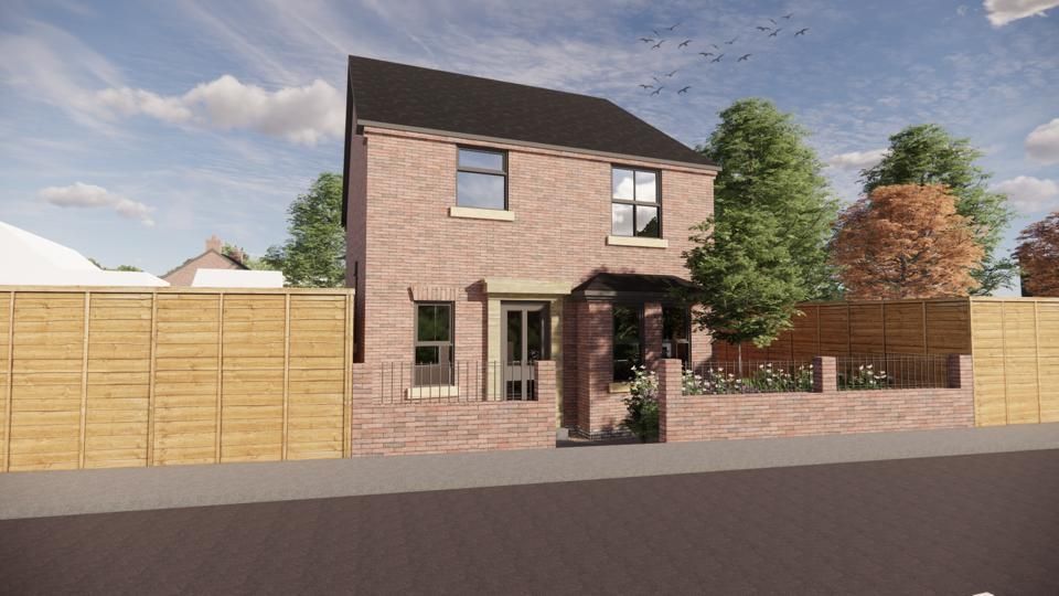 New home, 3 bed detached house for sale in Shrewsbury Road, Shawbury