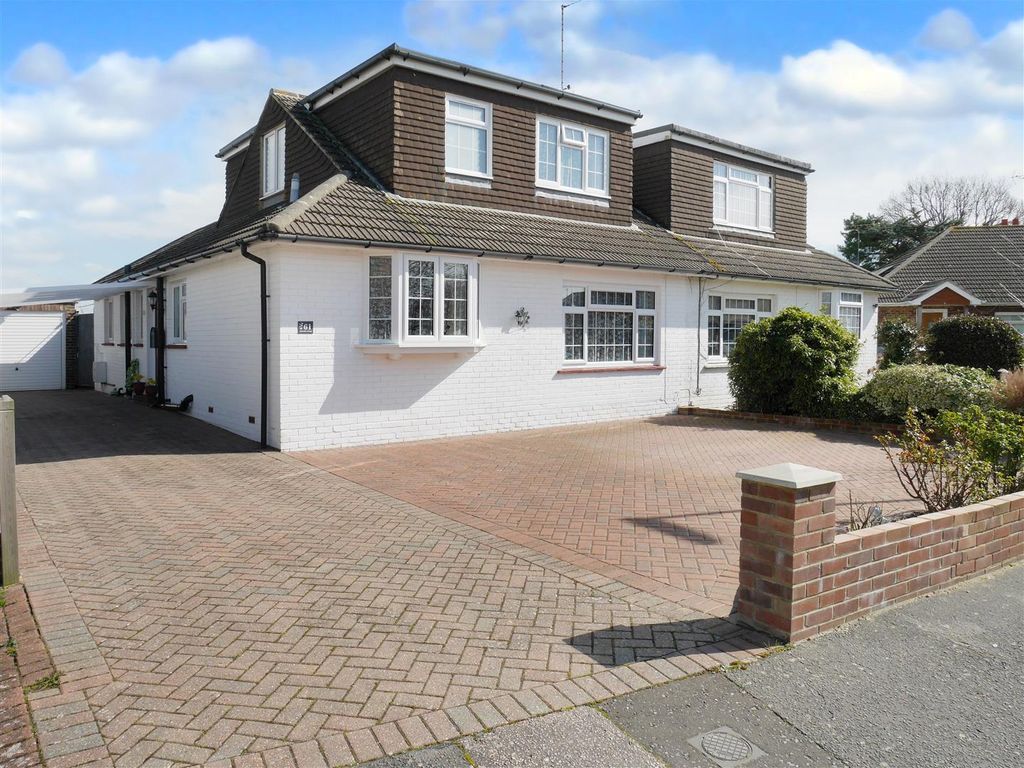 3 bed semidetached bungalow for sale in Russells Close, East Preston