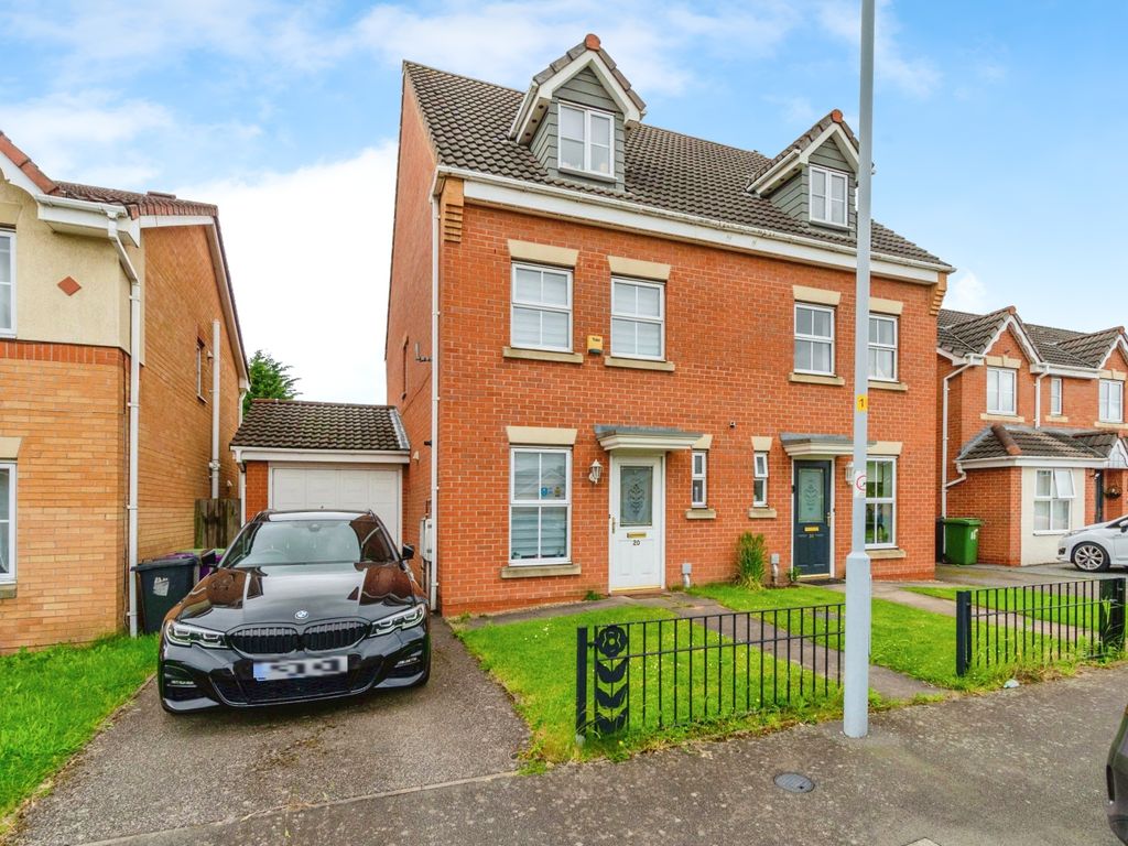 3 bed semidetached house for sale in Marbury Drive, Bilston, West Midlands WV14, £240,000 Zoopla