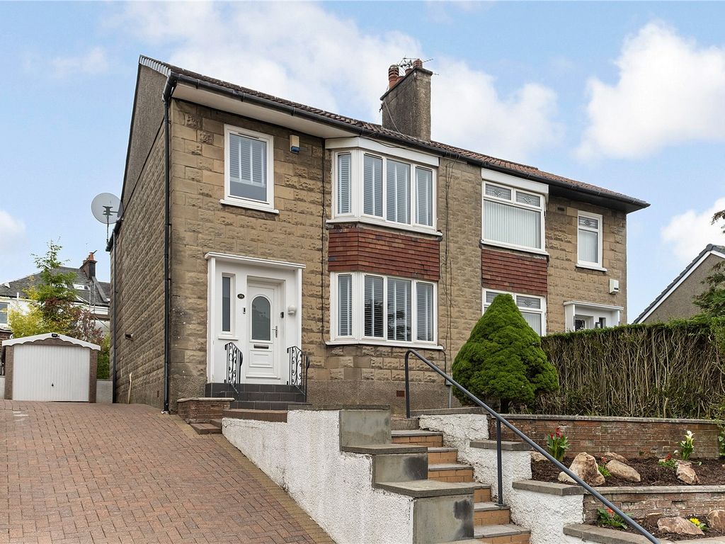 3 bed semidetached house for sale in Taynish Drive, Simshill, Glasgow