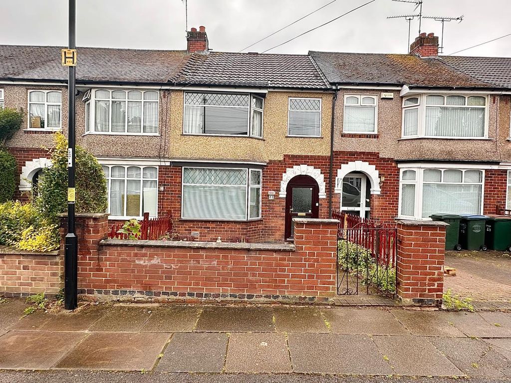 3 bed terraced house for sale in Dartmouth Road, Coventry CV2, £240,000