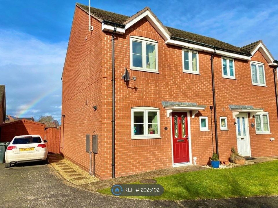 3 bed semidetached house to rent in Harris Croft, Wem, Shrewsbury SY4