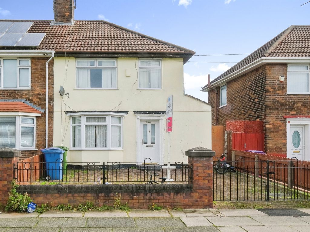 3 bed end terrace house for sale in Princess Drive, Liverpool L14, £