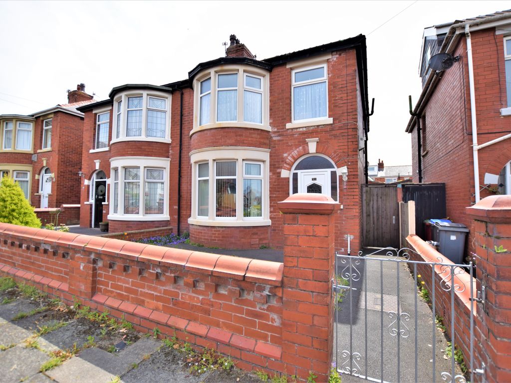 3 bed semidetached house for sale in Blenheim Avenue, Blackpool FY1