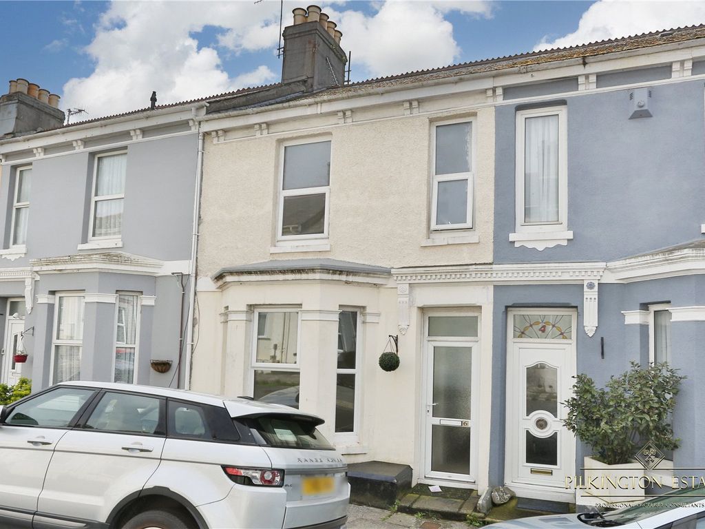 3 bed terraced house for sale in York Terrace, Plymouth, Devon PL2, £