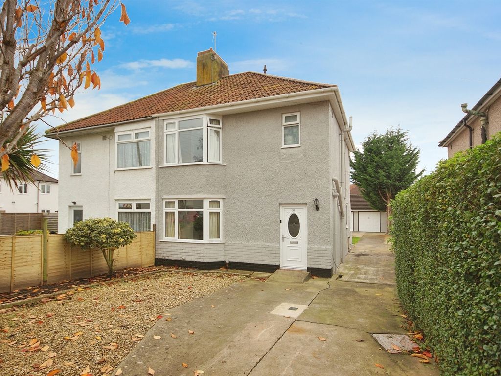 3 bed semidetached house for sale in Grange Avenue, Little Stoke