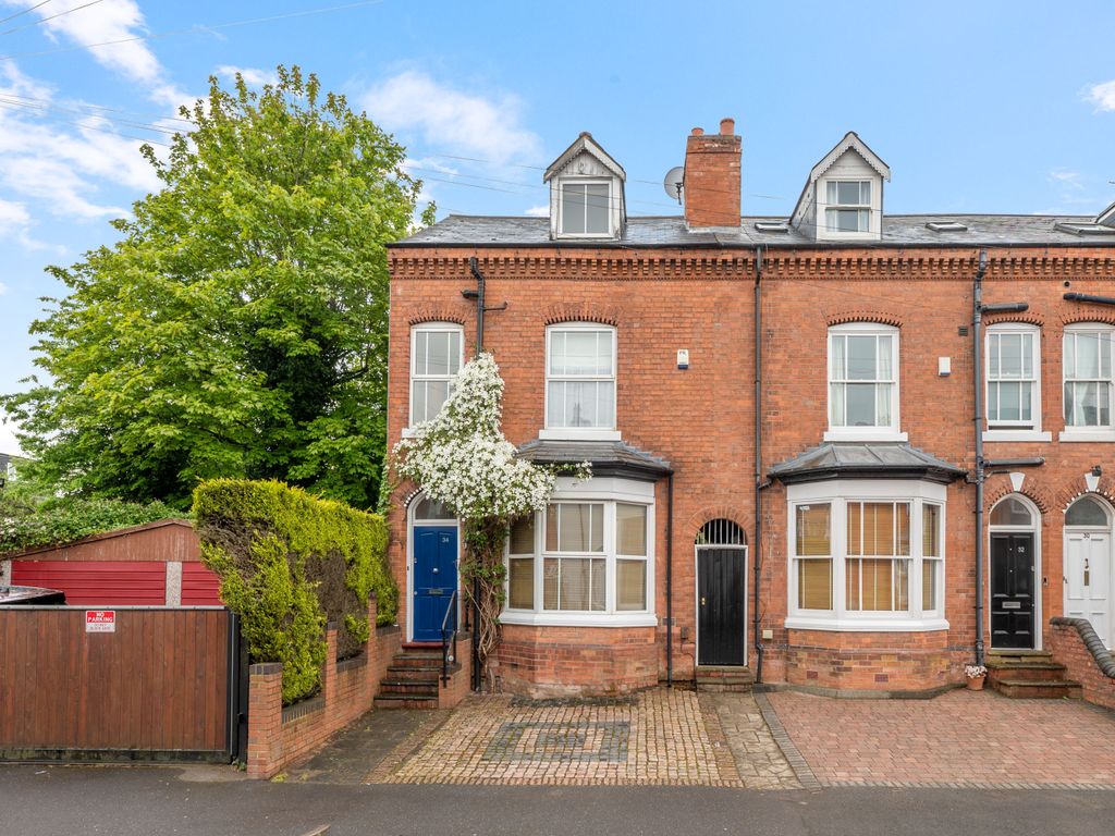 4 bed end terrace house for sale in Lonsdale Road, Harborne, Birmingham