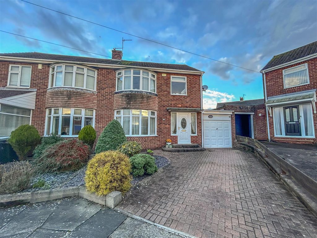 3 bed semidetached house for sale in Boulmer Gardens, Wideopen