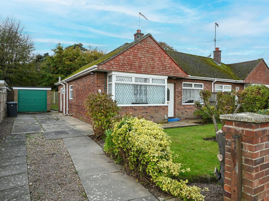 2 bed semidetached bungalow for sale in Elm Avenue, Bradwell, Great Yarmouth NR31, £210,000
