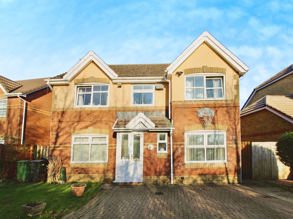 4 bed detached house for sale in Water Avens Close, St Mellons, Cardiff