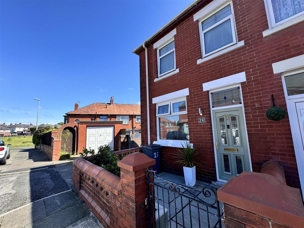 2 bed end terrace house for sale in Gisburn Grove, Blackpool FY3, £