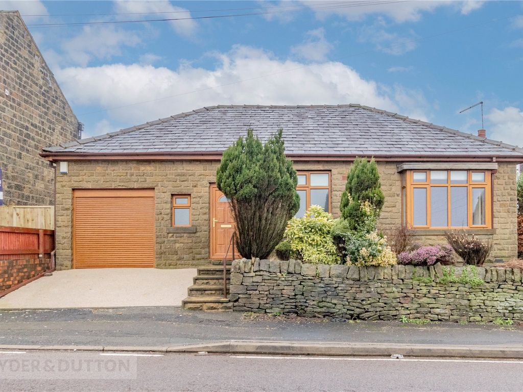 3 bed detached bungalow for sale in Oldham Road, Denshaw, Saddleworth