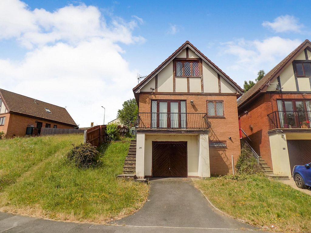 4 bed detached house for sale in The Woodlands, Brackla, Bridgend