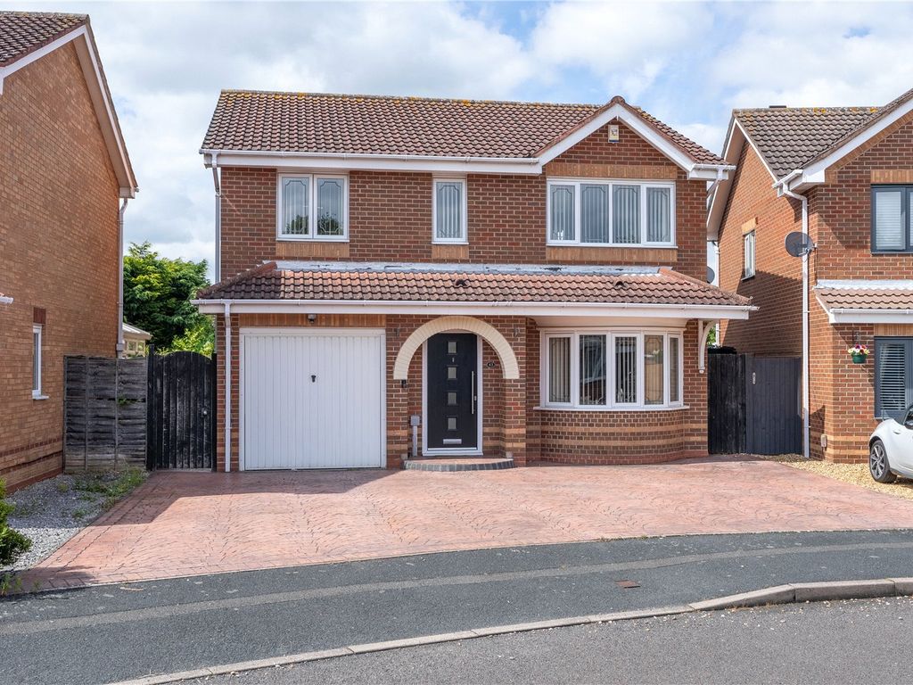 4 bed detached house for sale in Hedingham Road, Leegomery, Telford, Shropshire TF1, £410,000