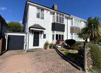 Thumbnail 3 bed semi-detached house for sale in Torland Road, Hartley, Plymouth