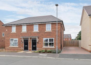 Thumbnail 3 bed semi-detached house for sale in Cranwell Crescent, Eaton Leys, Milton Keynes, Buckinghamshire