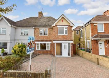 Thumbnail 3 bed semi-detached house for sale in Downs Road, Folkestone, Kent