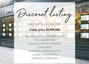 Thumbnail 4 bed flat for sale in South Street, Mayfair, London