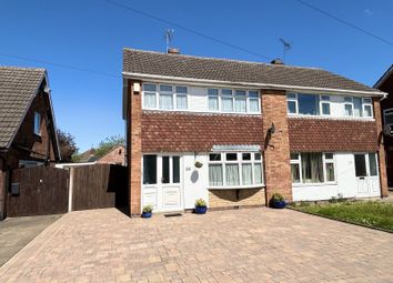 Thumbnail Semi-detached house for sale in Broadmead Road, Blaby, Leicester, Leicestershire.