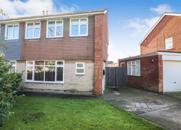 Thumbnail 3 bed semi-detached house for sale in Caistor Avenue, Bottesford, Scunthorpe