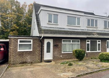 Thumbnail 4 bed semi-detached house for sale in Lowick Court, Moulton, Northampton