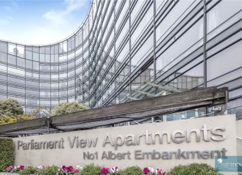 Thumbnail 1 bed flat for sale in Parliament View Apartments, 1 Albert Embankment, London