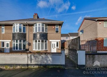 Thumbnail 3 bed semi-detached house to rent in Desborough Road, Plymouth