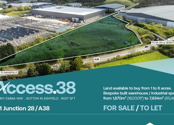 Thumbnail Land for sale in Access.38, J28/A38, Penny Emma Way, Sutton In Ashfield