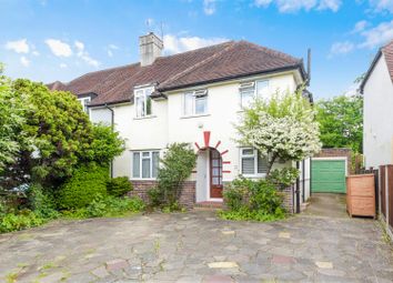 Thumbnail Semi-detached house for sale in Roundwood Way, Banstead