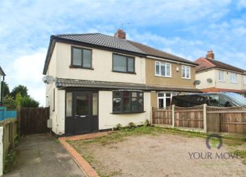 Thumbnail 3 bed semi-detached house for sale in Brooks Lane, Whitwick, Coalville, Leicestershire