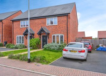 Thumbnail 2 bedroom semi-detached house for sale in Chaffinch Close, Streethay, Lichfield