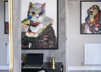 Hallway With Modern, Designer Art And Decorations.